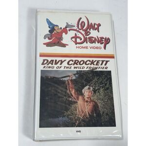 Davy Crockett: King Of The Wild Frontier 1984 VHS (1955) White Clamshell